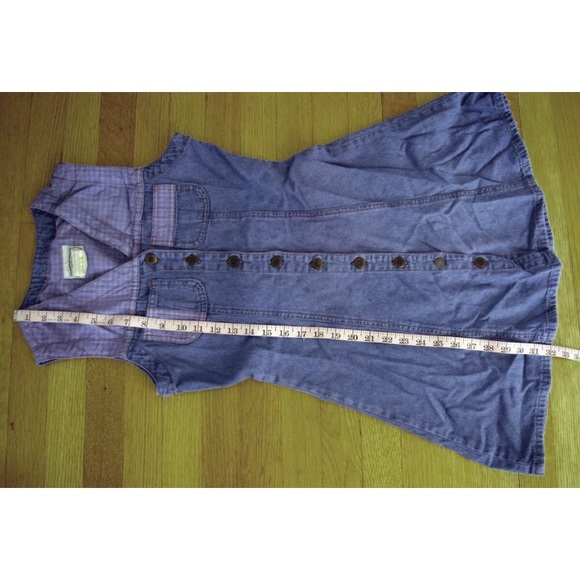 rad 90s PURPLE Nevada jeanswear vintage dress SMALL S vtg grunge kinderwhore - Picture 3 of 11